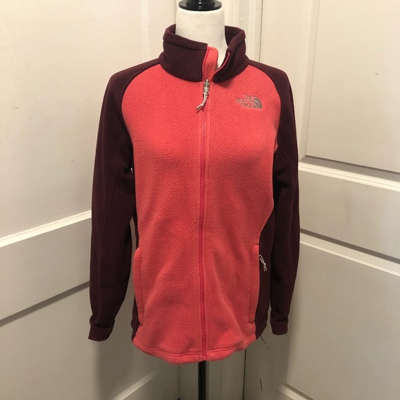 The North Face ladies fleece full zip sweater size large - Picture 1 of 7
